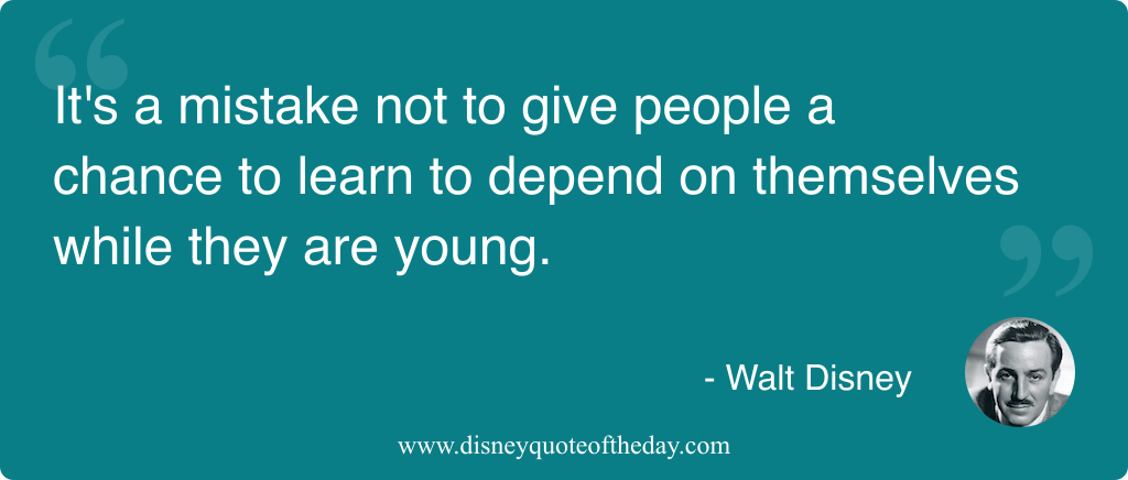 Quote by Walt Disney, "It's a mistake not to..."